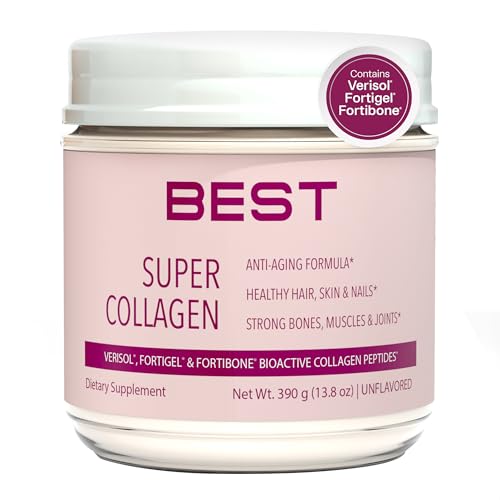 Bottle of BEST Super VERISOL Collagen Powder – 30 servings