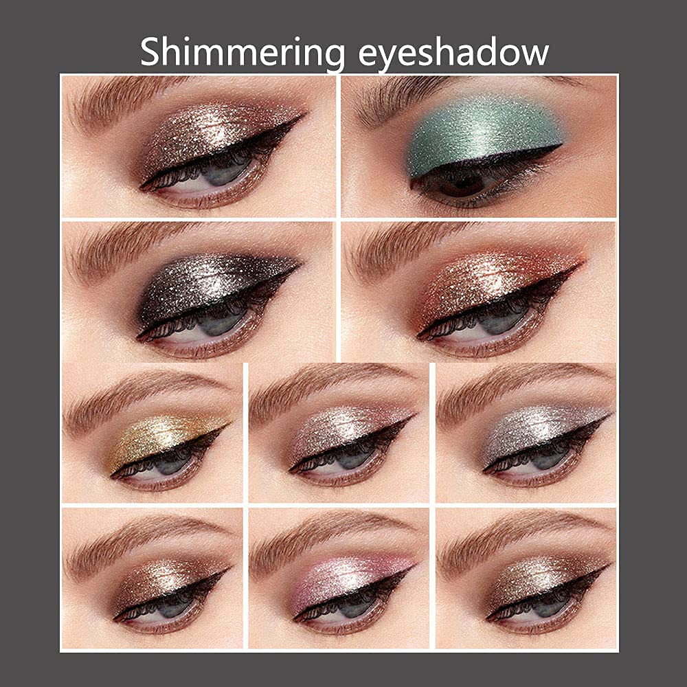 BestLand fast-drying glitter shadow demonstrates quick payoff and secure sparkle