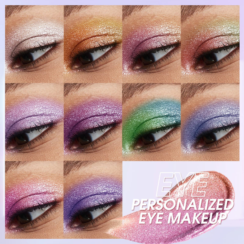 BestLand Metal Sparkling Eye Shadow texture glides on smoothly with minimal fallout