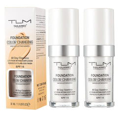 BestLand TLM Colour Changing Foundation bottle close-up shows sleek packaging with natural finish.