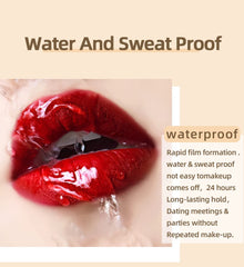 BestLand velvet matte lip gloss with non-stick cup finish