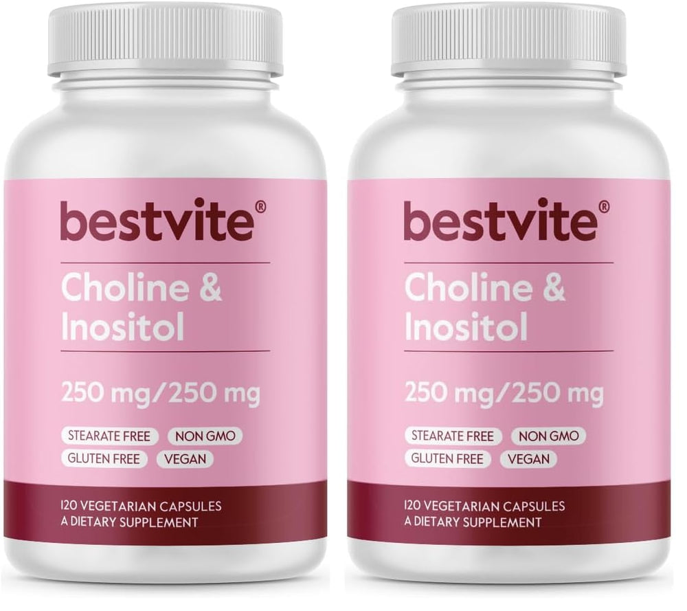 BESTVITE Choline Inositol 500mg bottle front label
