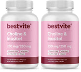 BESTVITE Choline Inositol 500mg bottle front label