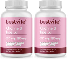 BESTVITE Choline Inositol 500mg bottle front label