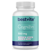 BESTVITE Cognizin Citicoline 500mg bottle with 60 vegetarian capsules