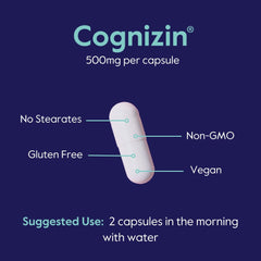 Person taking Bestvite Cognizin during morning routine for focus.