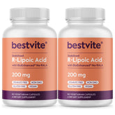 Bestvite R-Lipoic Acid 200mg bottle label