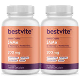 BESTVITE SAM-e 200mg 120 tablets premium Italian ingredient