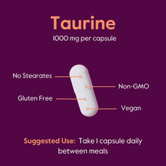 Bestvite Taurine 1000mg – USA manufactured facility