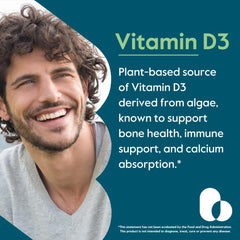 Plant-based algae-derived Vitamin D3 capsules