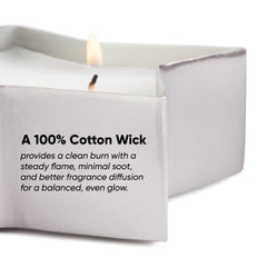 Bethlehem Lights smokeless star candle for clean burn and ambience