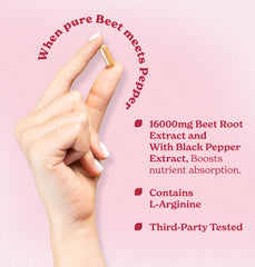 Packaging of Better Alt Beet Root Powder Capsules