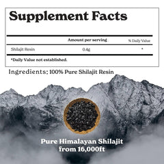 Better Alt Shilajit resin pour ready to mix into water for daily use