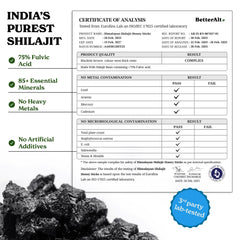 Better Alt Shilajit Honey Stick with natural honey and mineral blend