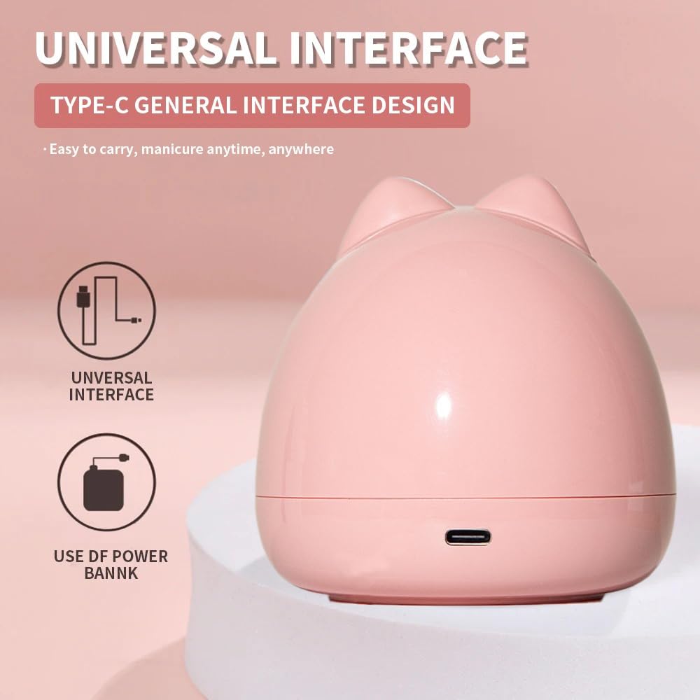 Betterterfor home-use nail lamp compatible with UV and LED polishes.