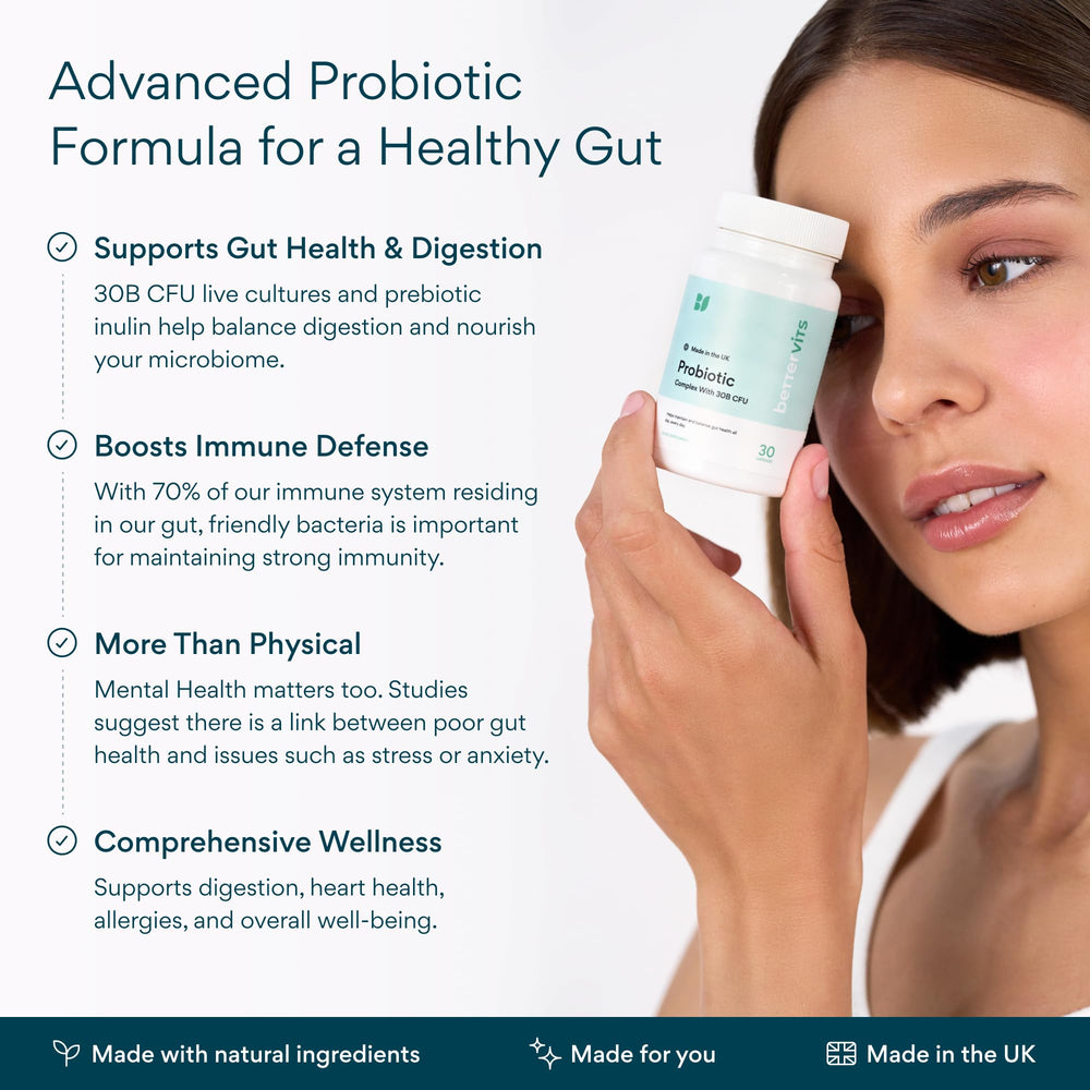 Closeup of Bettervits capsules suggests convenient daily use for consistent routine.