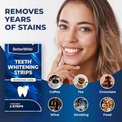 Illustration showing the 7-day whitening treatment plan