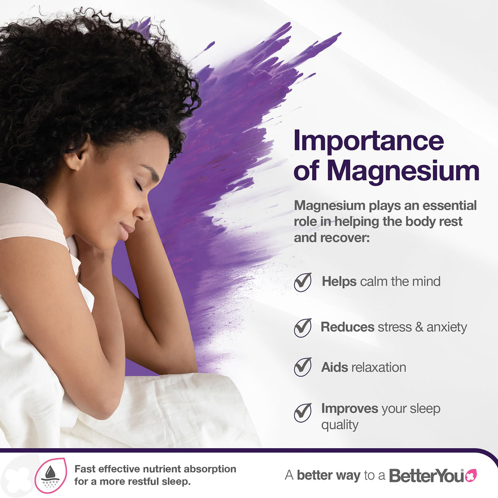 BetterYou Magnesium Sleep Body Spray label