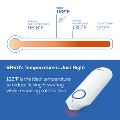 Beurer BR60 in-action bite application demonstrating simple use.