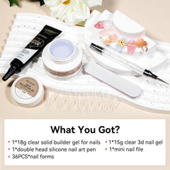 Bevimee 3D nail gel sculpting for quick, clean shaping
