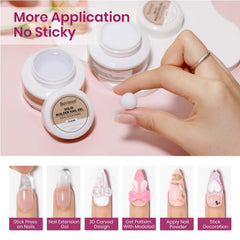 Bevimee dual nail forms 36-pack laid out for convenient at-home sculpting