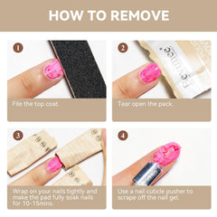 Bevimee usage maison et salon, kit polyvalent pour retrait de vernis