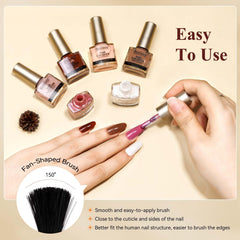 Bevimee vegan nail polish set nail art ideas featuring versatile styling options