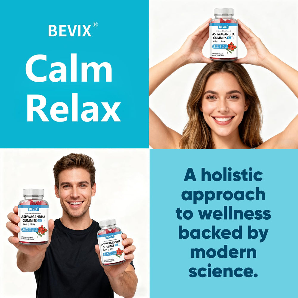 Gummy bottle label highlighting vegan, gluten-free, non-GMO