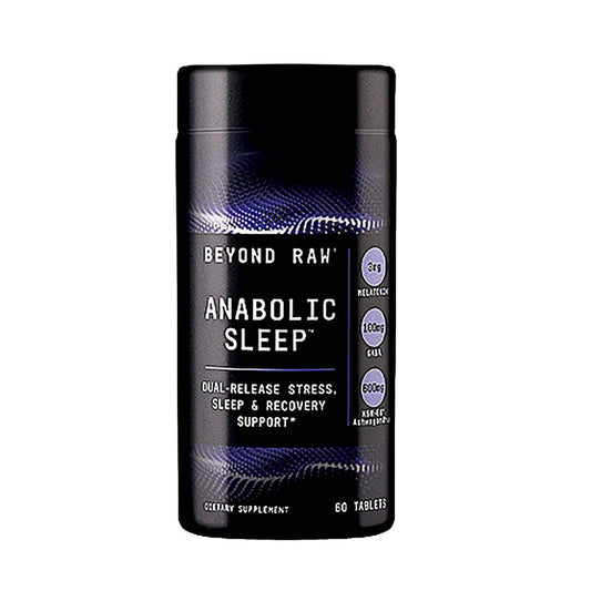 Beyond Raw Anabolic Sleep bottle front with label
