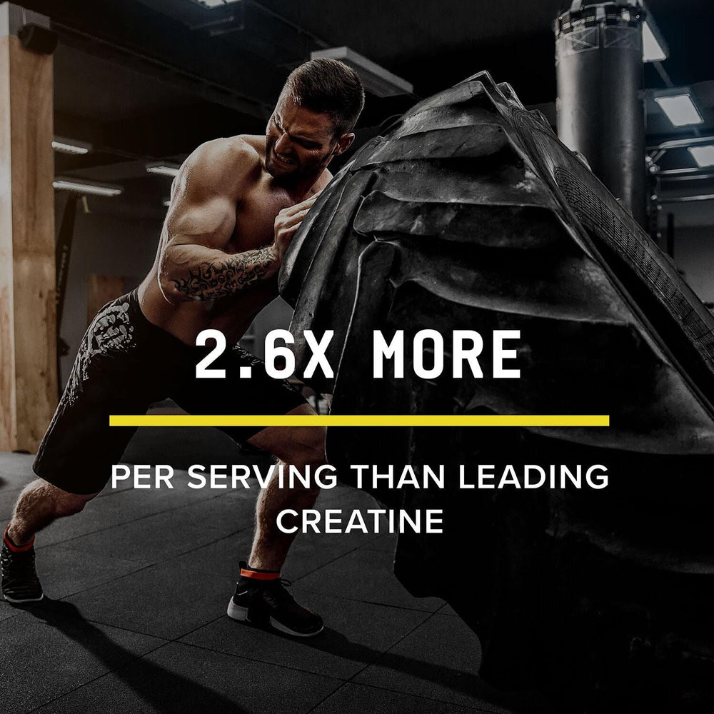 Creatine HCl powder scoop with label