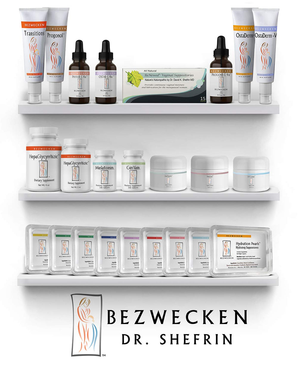 Bezwecken Hydration Ovals 2X Plus DHEA freezer-storage demonstrating storage versatility