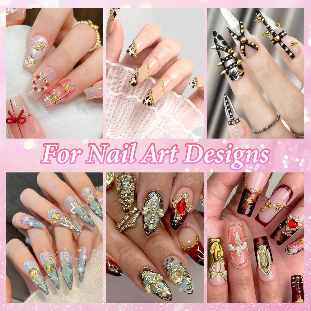 Bezztito organized nail art kit with separated compartments.