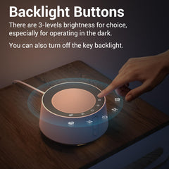 BGOVERSS nursery baby sleep support with soothing sounds and gentle night light