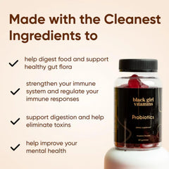 Assorted Raspberry-Watermelon probiotic gummies for digestive health