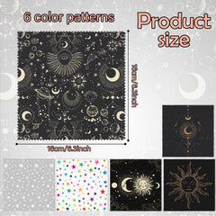 Multi-pattern eyeglasses cleaning cloths for women and men