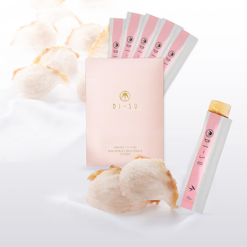 BI-SU Extract Jelly Stick sachet front view with rose flavor