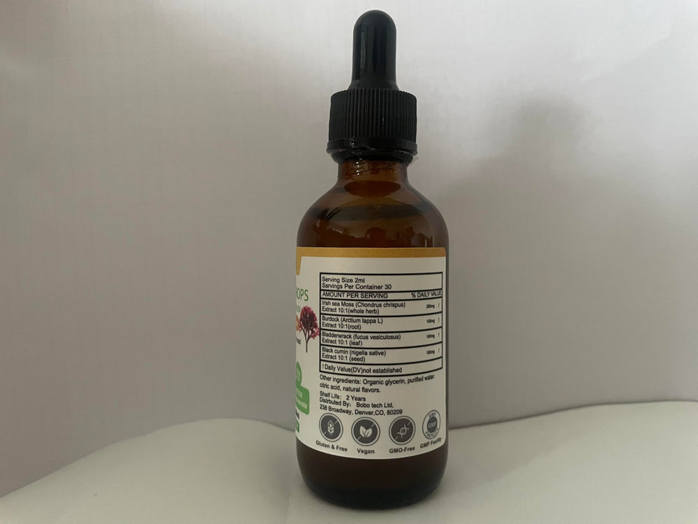 Black seed oil component of the drops