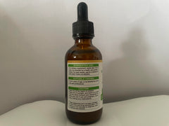 Nutrition facts panel for Biduka Sea Moss Drops