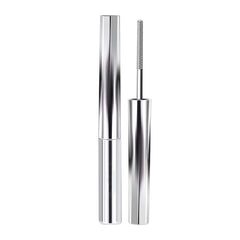 Biewals Iron Wand Mascara with curved brush lifts lashes for a wide-eyed look