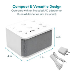 Big Red Rooster Sleep Sound Machine operates on batteries for versatile use