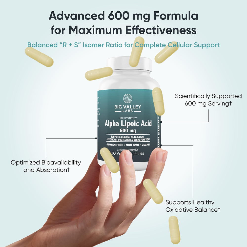 Bottle packaging showing 60 capsules per bottle