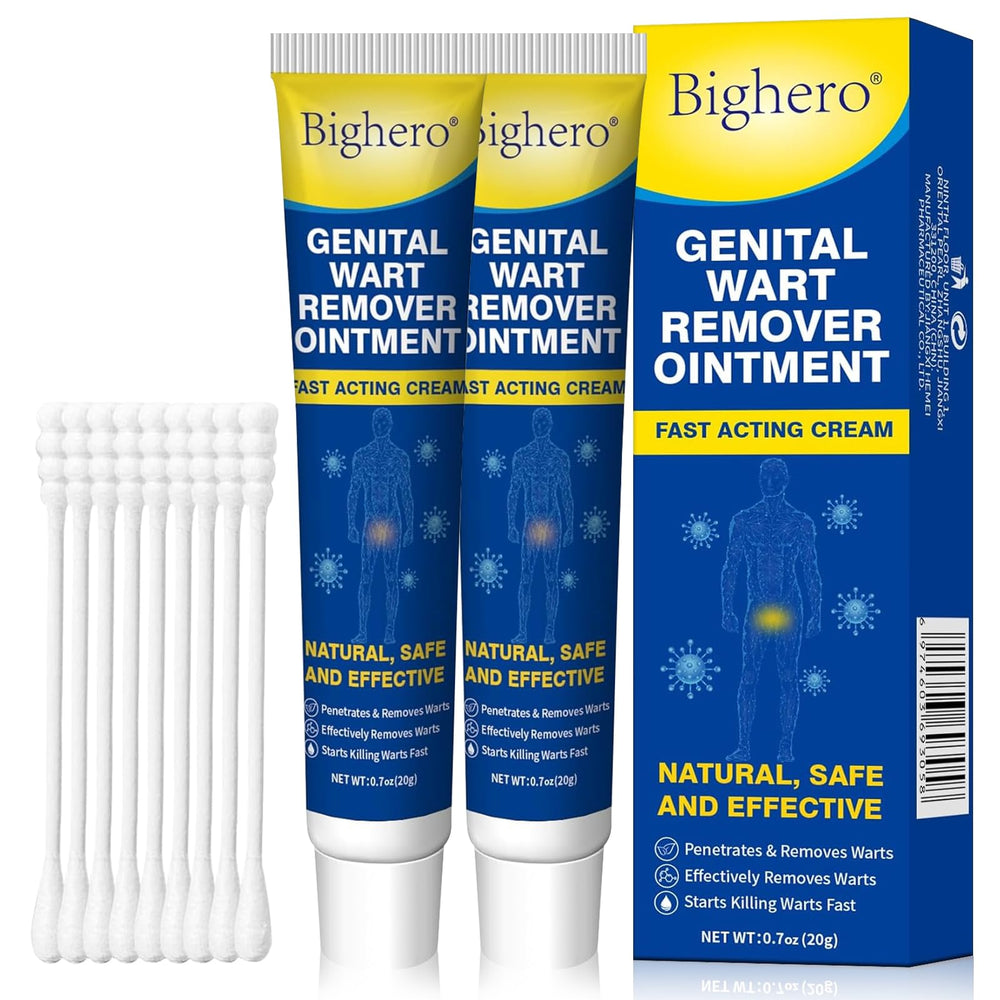 Bighero wart gel 2pack image showing packaging for quick wart management at home