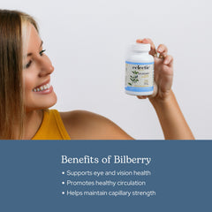 Bilberry capsules for cardiovascular support