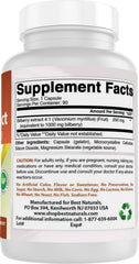 Bilberry extract capsules close-up