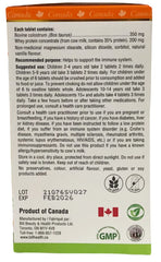 Child-friendly packaging with colorful label