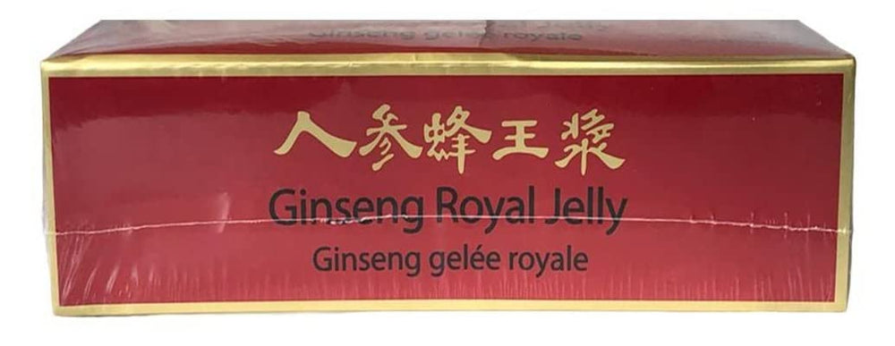 Close-up of Ginseng Royal Jelly 10ml vial