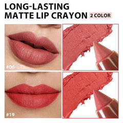 Close-up of built-in sharpener on BINGBRUSH lip crayon.