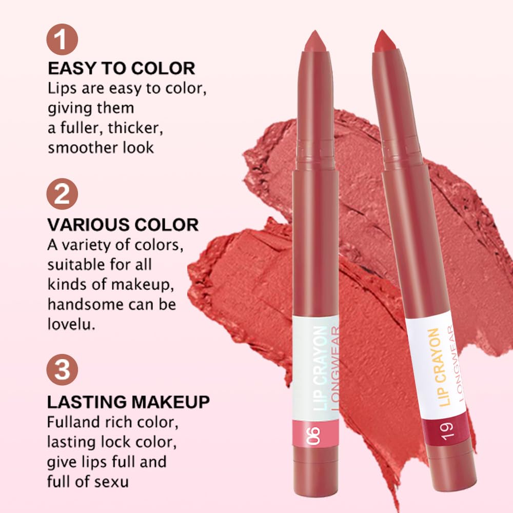 Daily wear shade from BINGBRUSH matte lip crayons.