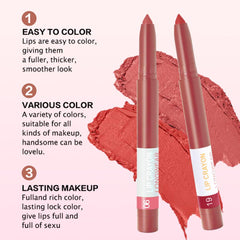 Daily wear shade from BINGBRUSH matte lip crayons.