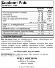 Concept image illustrating energy production from B vitamins